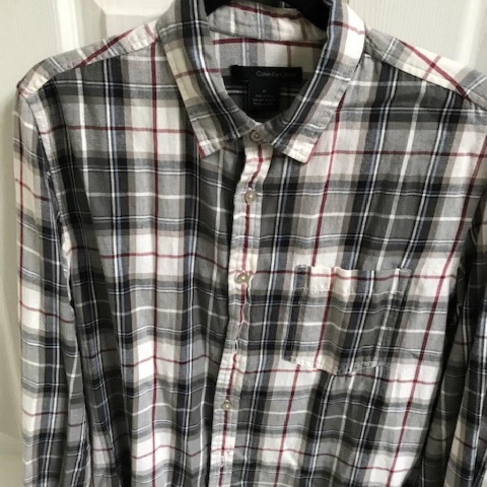 Calvin Klein Flannel Long Sleeve Shirt